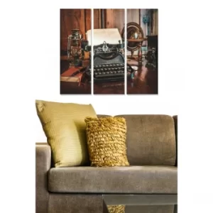 Image of MDF259174205 Multicolor Decorative MDF Painting (3 Pieces)