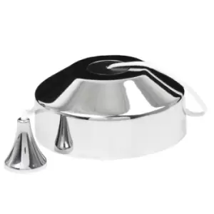 Image of KnightsBridge 1-way 10-150W (5-100W LED) Trailing edge pull cord dimmer switch - polished chrome