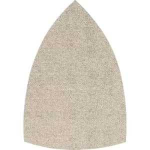 Image of Bosch Expert M480 Hook and Loop Large Delta Sanding Sheets for Paint and Wood 100mm x 150mm 80g Pack of 10