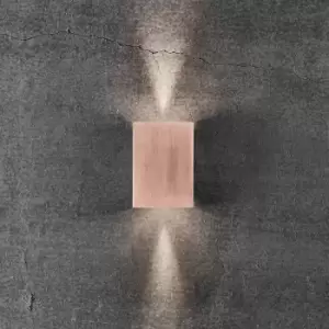 Image of Fold Indoor Outdoor Patio Terrace Bathroom Wall Light in Copper (Diam) 10.6cm