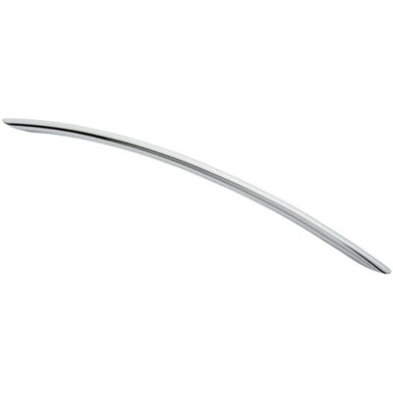 Image of Loops Curved Bow Cabinet Pull Handle 338 x 10mm 288mm Fixing Centres Chrome Multi unisex