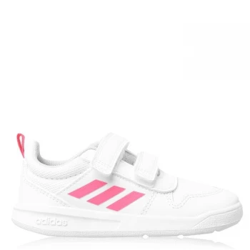 Image of adidas Tensaur Infant Trainers - White/Pink, Size 9