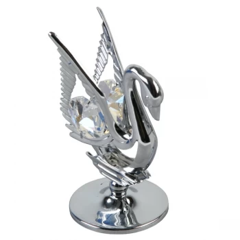 Image of Crystocraft Swan Ornament - Crystals From Swarovski