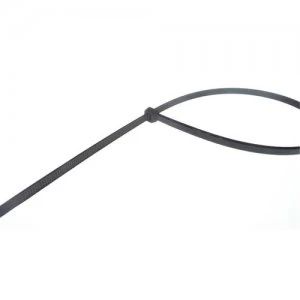 Image of CONNEkT Gear Plastic Cable Ties (High Tensile Strength) 370 x 4.8mm - Pack of 100 Black