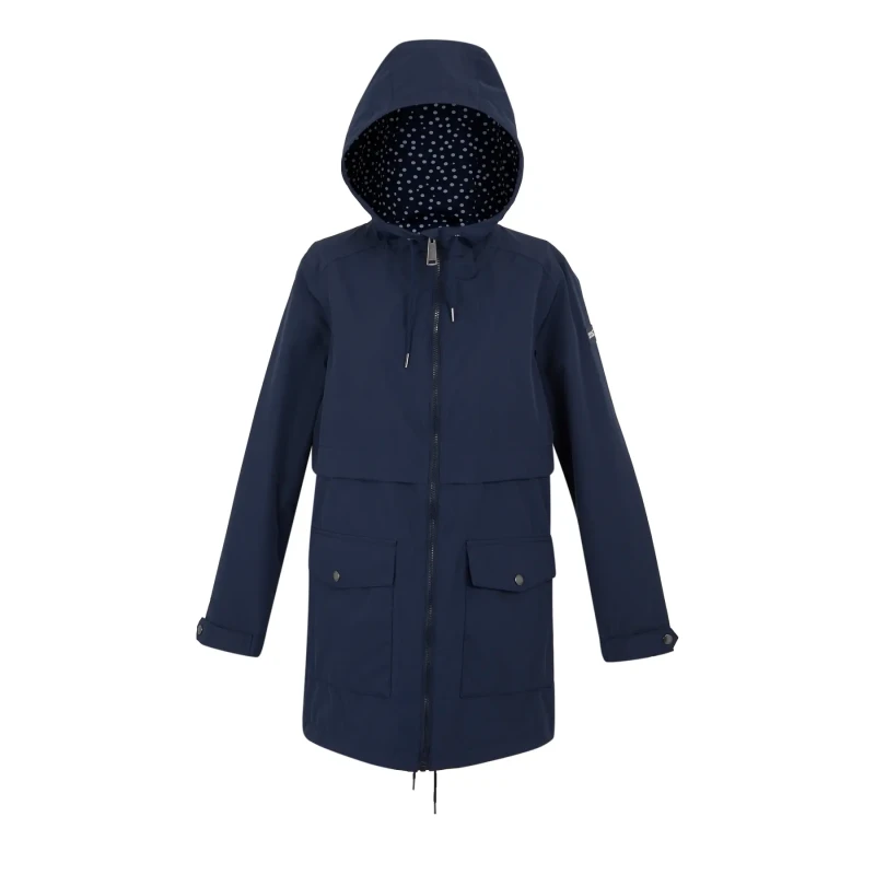 Image of Womens waterproof jacket Regatta Navaeh Bleu Female 36