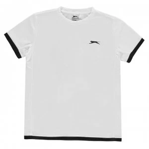 Image of Slazenger Court T Shirt Junior Boys - White