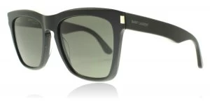 Image of Yves Saint Laurent 137 Sunglasses Black Grey 001 55mm