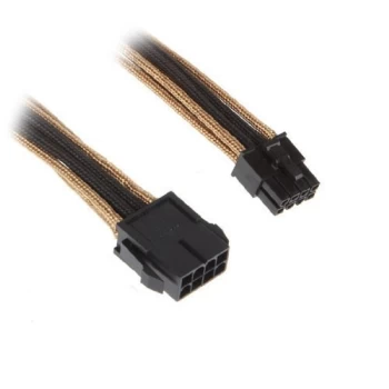 Image of BitFenix Alchemy 8Pin EPS12V Extension 45cm - sleeved gold/black