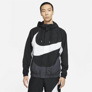 Image of Nike Swoosh Woven Jacket Mens - Black