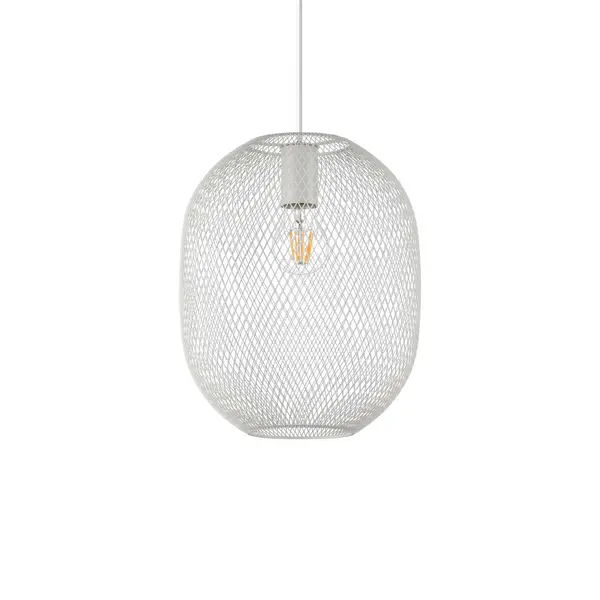 Image of Net Wire Frame 24cm Pendant Ceiling Light White