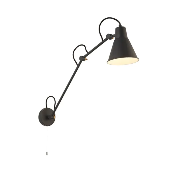 Image of Searchlight Swing Reading Light - Grey