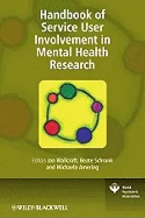 Image of handbook of service user involvement in mental health research