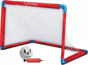 Image of Messi Training System Large Foldable Goal with Ball & Pump