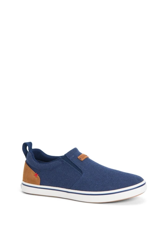 Image of XTRATUF Xtratuf Sharkbyte Canvas Deck Shoe Navy