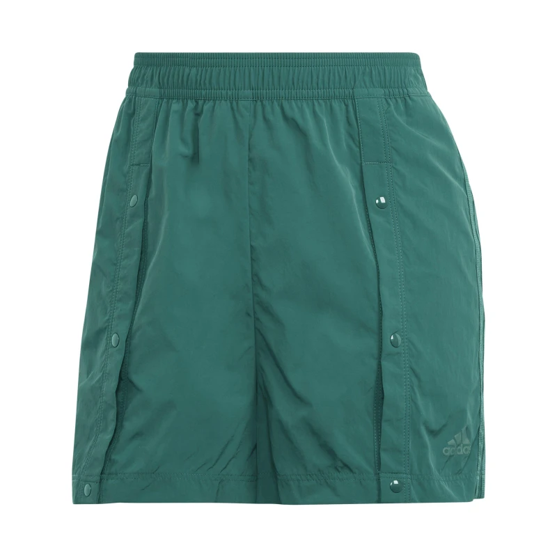 Image of adidas Tiro Snap Button Shorts Womens - Green Green 2XS