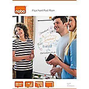 Image of Nobo Flipchart Pad A1 60gsm Plain 40 Sheets