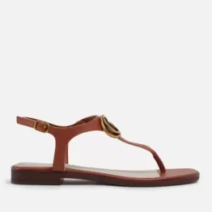 Image of Guess Womens Miry Leather Sandals - UK 8