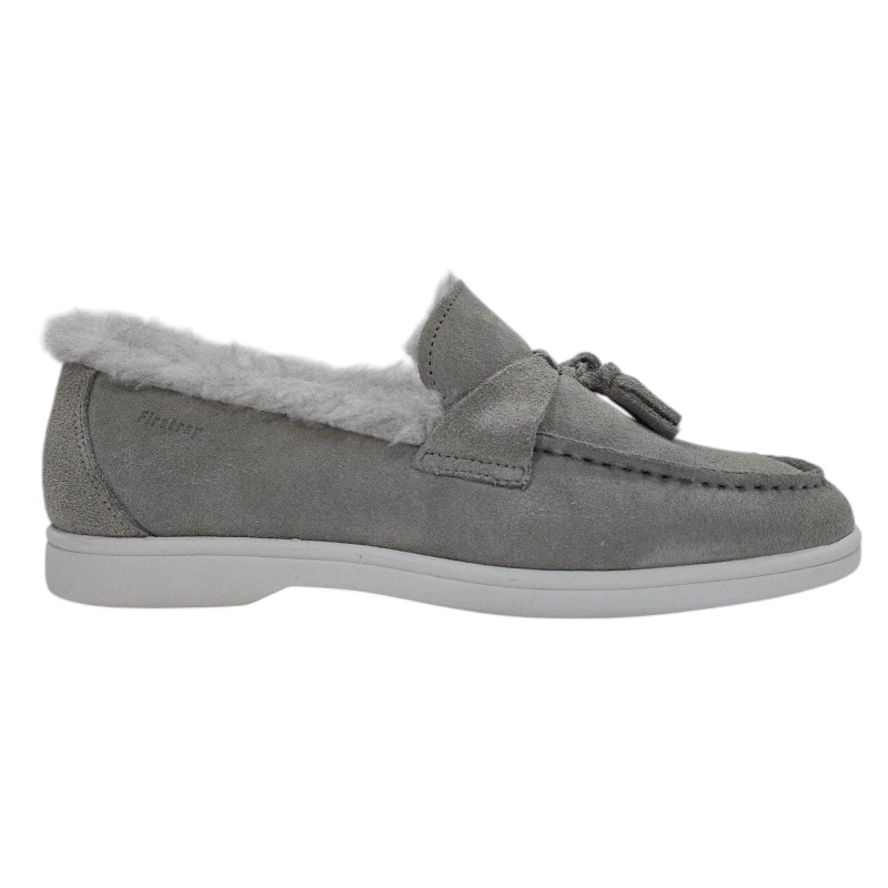 Image of Firetrap Womens Loro Boat Shoes Light Grey female 4 (37)