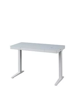 Image of Koble Lana 2.0 Desk With Wireless Charging, Bluetooth Speakers And Electric Height Adjustment - White