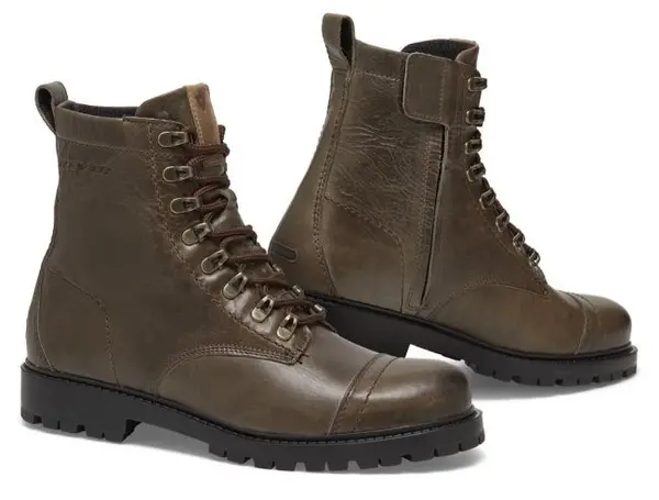 Image of REV'IT! Patrol Olive Green Black Motorcycle Shoes Size 39