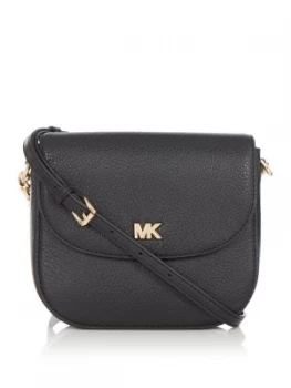 Image of Michael Kors Crossbodies half dome crossbody bag Black