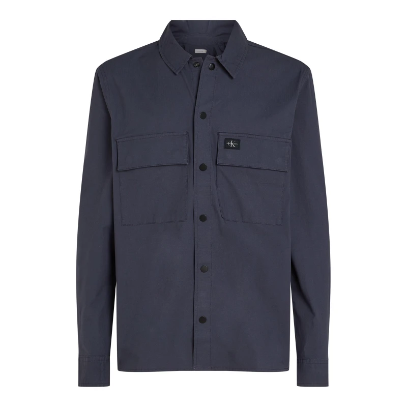 Image of Calvin Klein Jeans CARGO OVERSHIRT - Blue Blue M