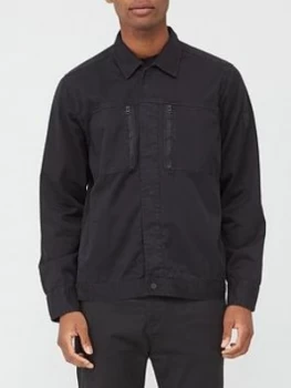 Image of Hugo Boss Lowy Overshirt Black Size S Men