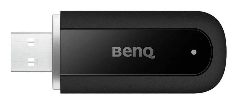 Image of BenQ WD02AT 2-in-1 WiFi 6 Bluetooth Adapter 5A.F8Y28.DE1 Black
