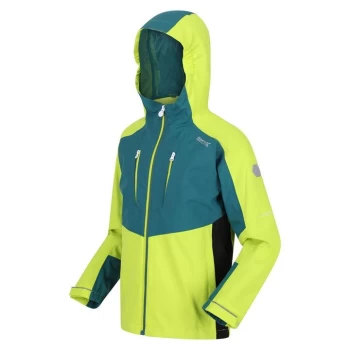 Image of Regatta Junior Highton III Waterproof Jacket - BrKiw/PacfGr