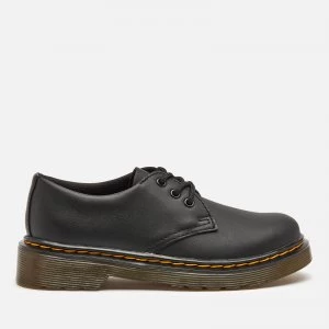 Image of Dr. Martens Kids Lace Shoe - Black Softy - UK 2 Kids