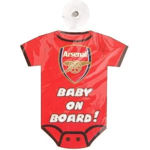 Image of Arsenal FC Baby On Board Sign