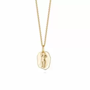 Image of Daisy London Jewellery 18ct Gold Plated Sterling Silver Aphrodite Necklace 18ct Gold Plate