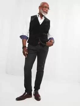 Image of Joe Browns Sensational Style Waistcoat - Black, Size 46, Men
