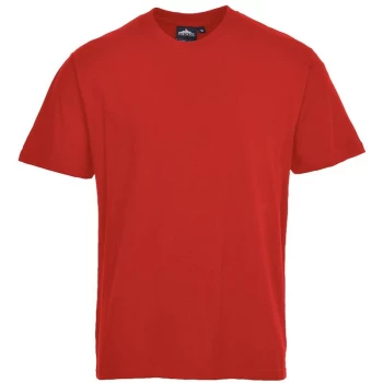 Image of Portwest - B195RERS - sz S Turin Premium T-Shirt Workwear - Red