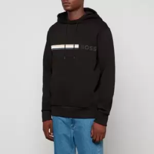 Image of BOSS Smart Casual Seeger Cotton-Blend Jersey Hoodie - XL