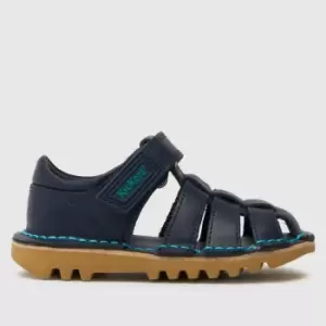 Image of Kickers Navy Sandal Boys Toddler Sandals