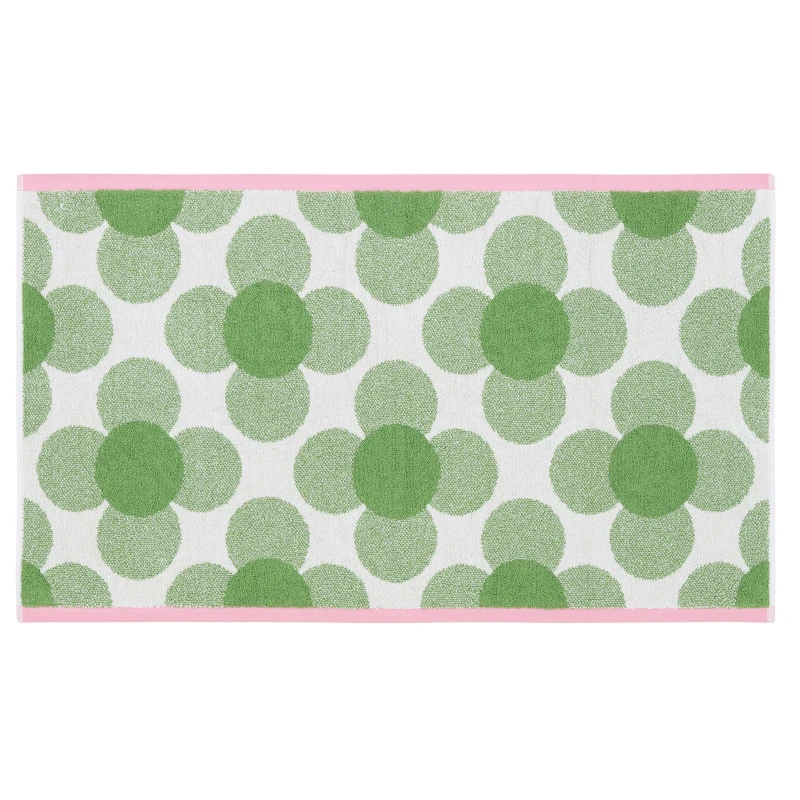 Image of Orla Kiely Retro Flower Bath Mat Clover