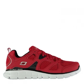 Image of Skechers Vim Turbo Childrens Trainers - Red/Black
