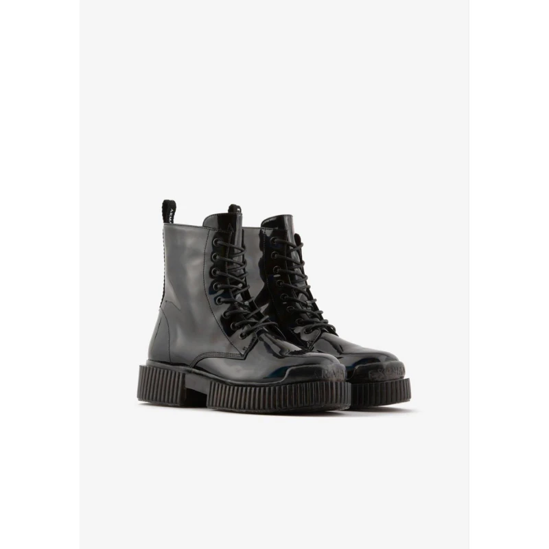 Image of Armani Exchange Ankle Boots Black female UK 2