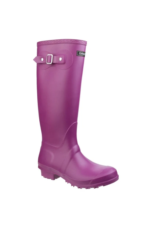 Image of Cotswold Womens Sandringham Original Tall Wellington Boots - UK 6 / EU 39 Purple female PS2916BRY39