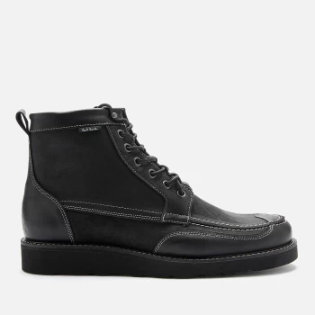 Image of Paul Smith Mens Tufnel Suede Lace Up Boots - Black - UK 7