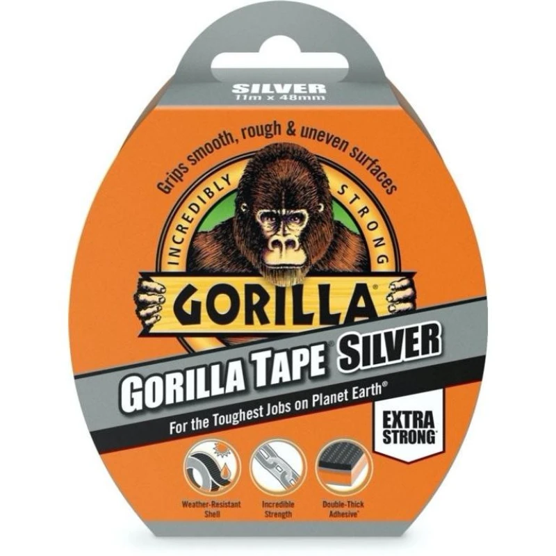 Image of Gorilla Duct Tape Silver unisex