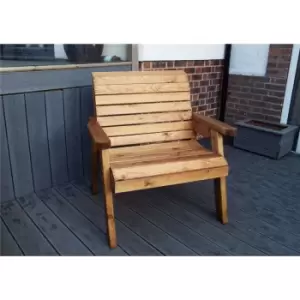Image of Charles Taylor Wooden Garden Large Grand Seat Chair Armchair