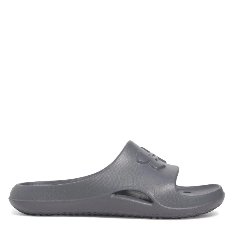 Image of Under Armour Locker Pool Sliders Mens Castlerock/Anth male 11 (46)