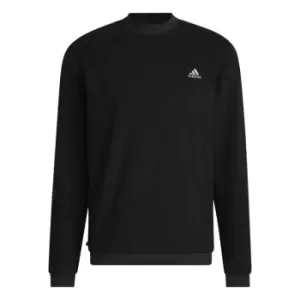 Image of adidas Crew Pullover Sweatshirt Mens - Black