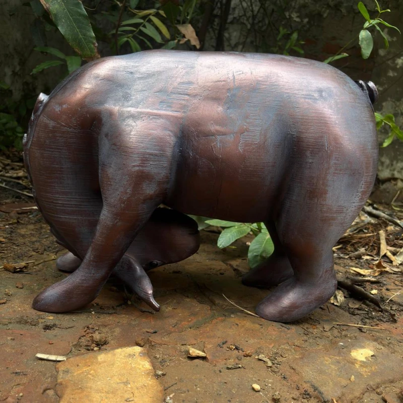 Image of Inspirational Gifting Large Eeyore Garden & Home Sculpture Ornament in Bronze Bronze Unisex