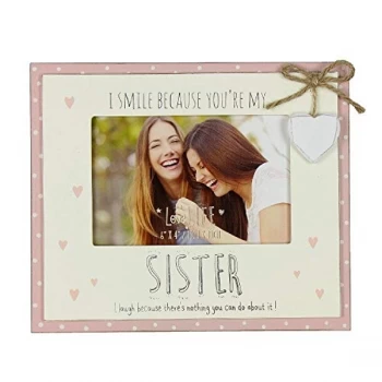 Image of 6" x 4" - Love Life Photo Frame - Sister