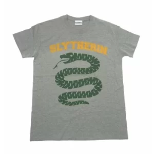 Image of Slytherin University Grey Reverse Harry Potter Unisex T-Shirt Medium