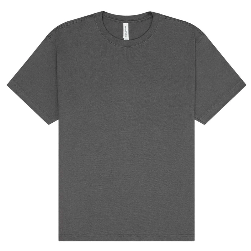 Image of Bella + Canvas Mens Heavy Short-Sleeved T-Shirt in Dark Grey Size: XS Dark Grey Male XS