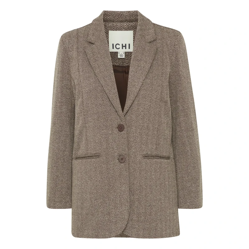 Image of Ichi Womens blazer Ichi Ihkate Jacquard Marron Female M